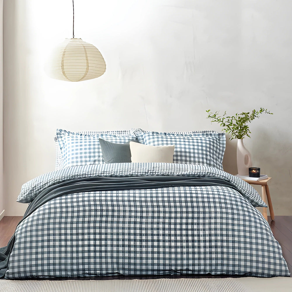 Barton Gingham Check Duvet Cover Set