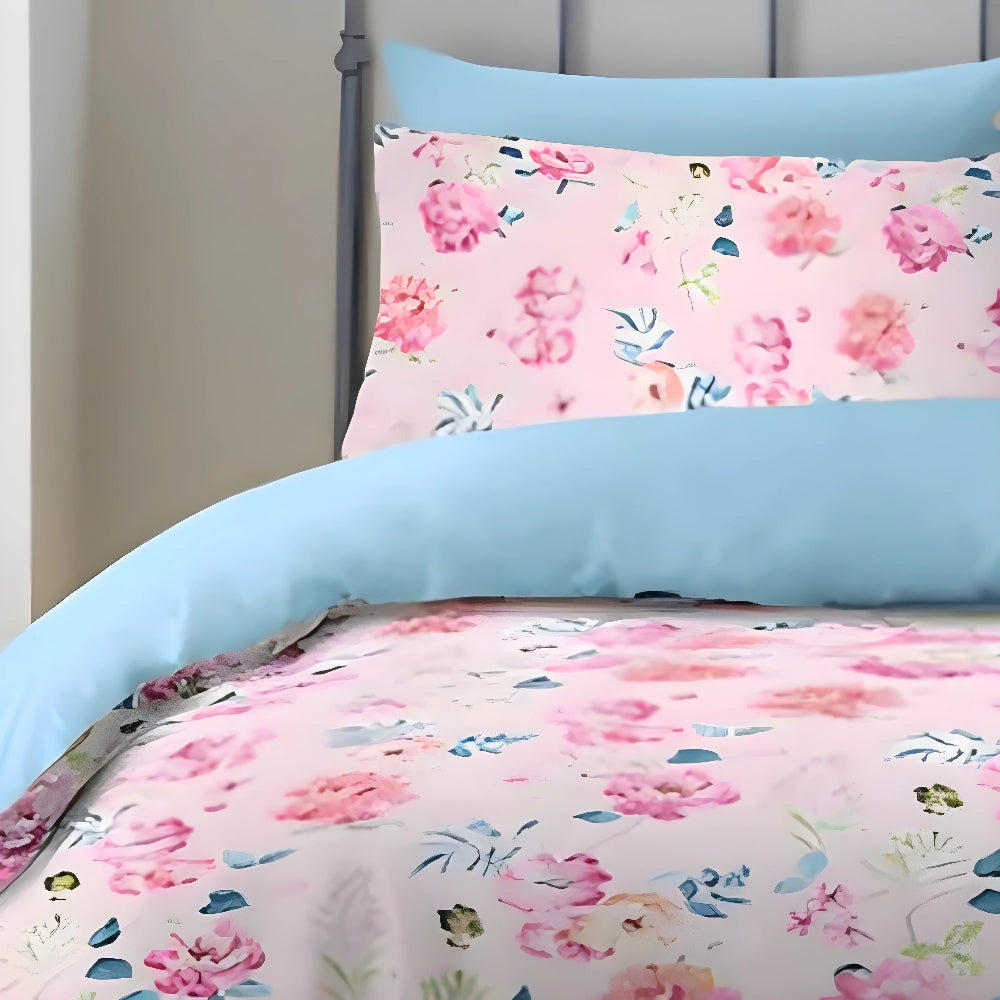 Ada Ultrasoft Reversible Duvet Cover Set