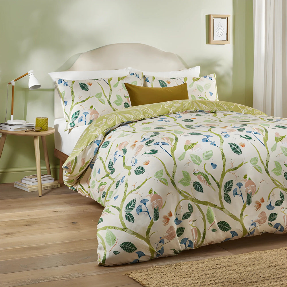 Woodlow Printed Soft Touch Duvet Cover Set