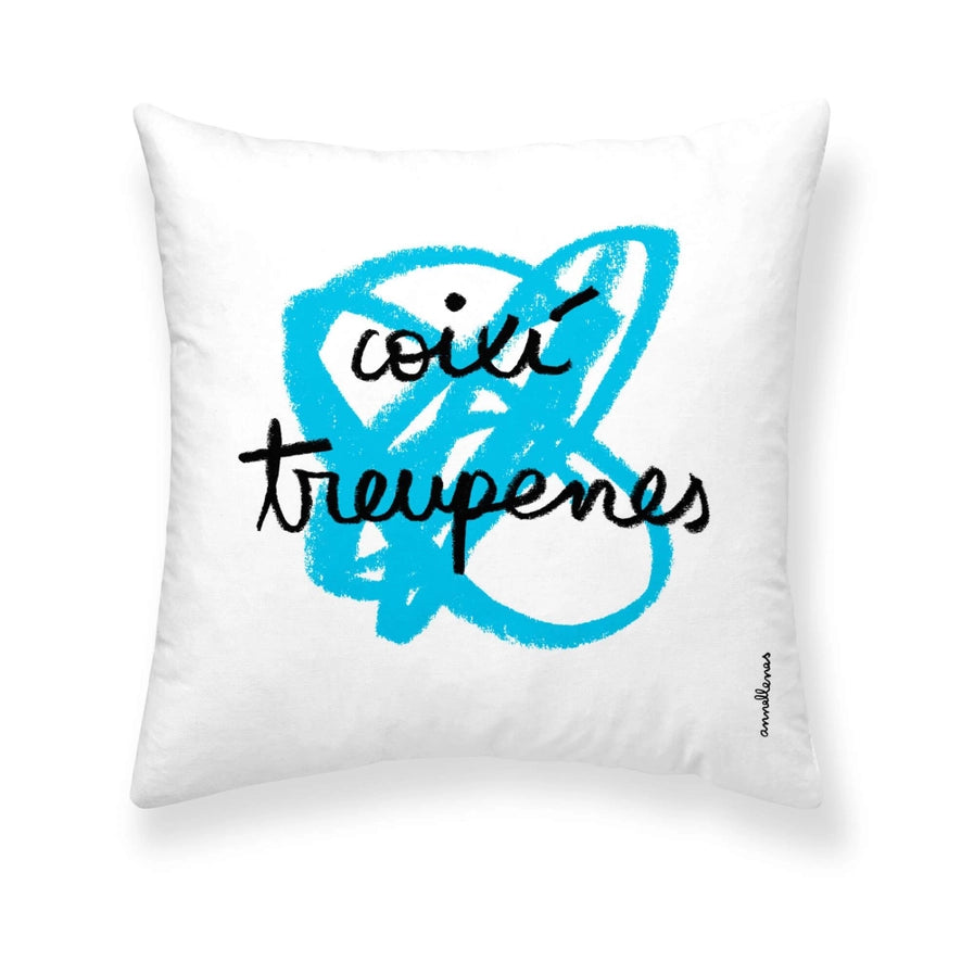 Poorly Leg 100% Cotton Cushion 50 X 50cm by Anna LLenas