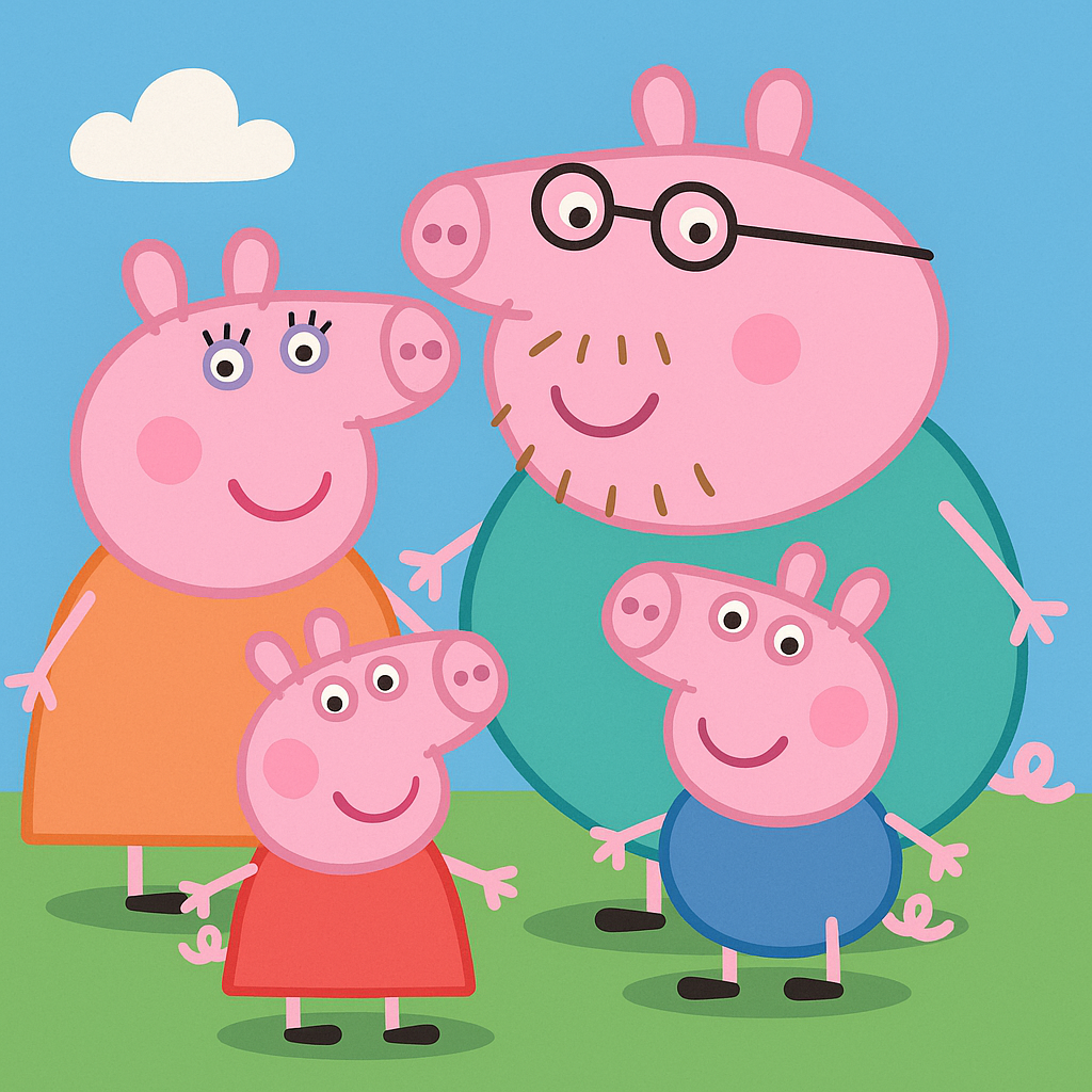 Peppa Pig Family Logo
