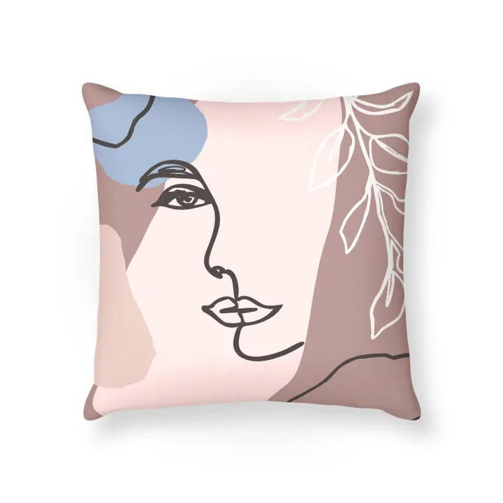 Li Faces Throw Cushion 45cm x 45cm