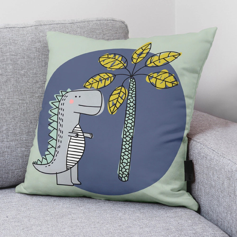 Kids & Cotton Dino 100% Organic Cotton Cushion 50cm x 50cm