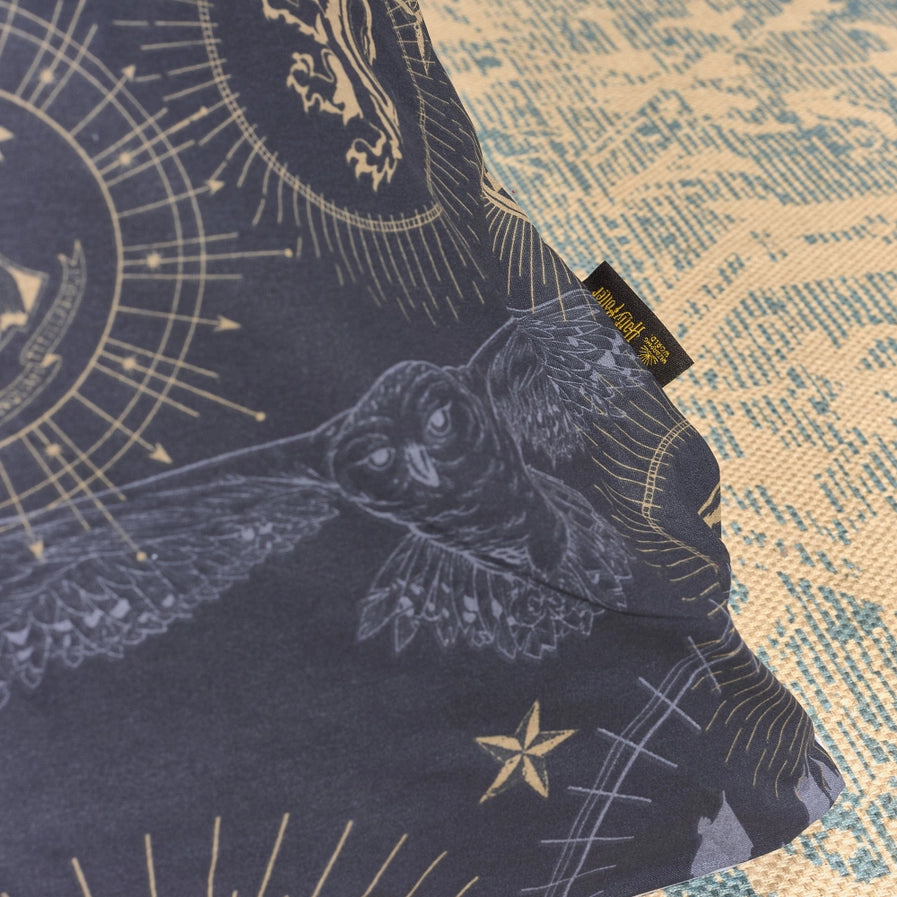 Harry Potter Hogwarts Gold & Black Duvet Cover 100% Cotton