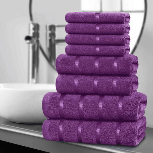 8 Piece Egyptian Cotton Boston Towel Bale Set