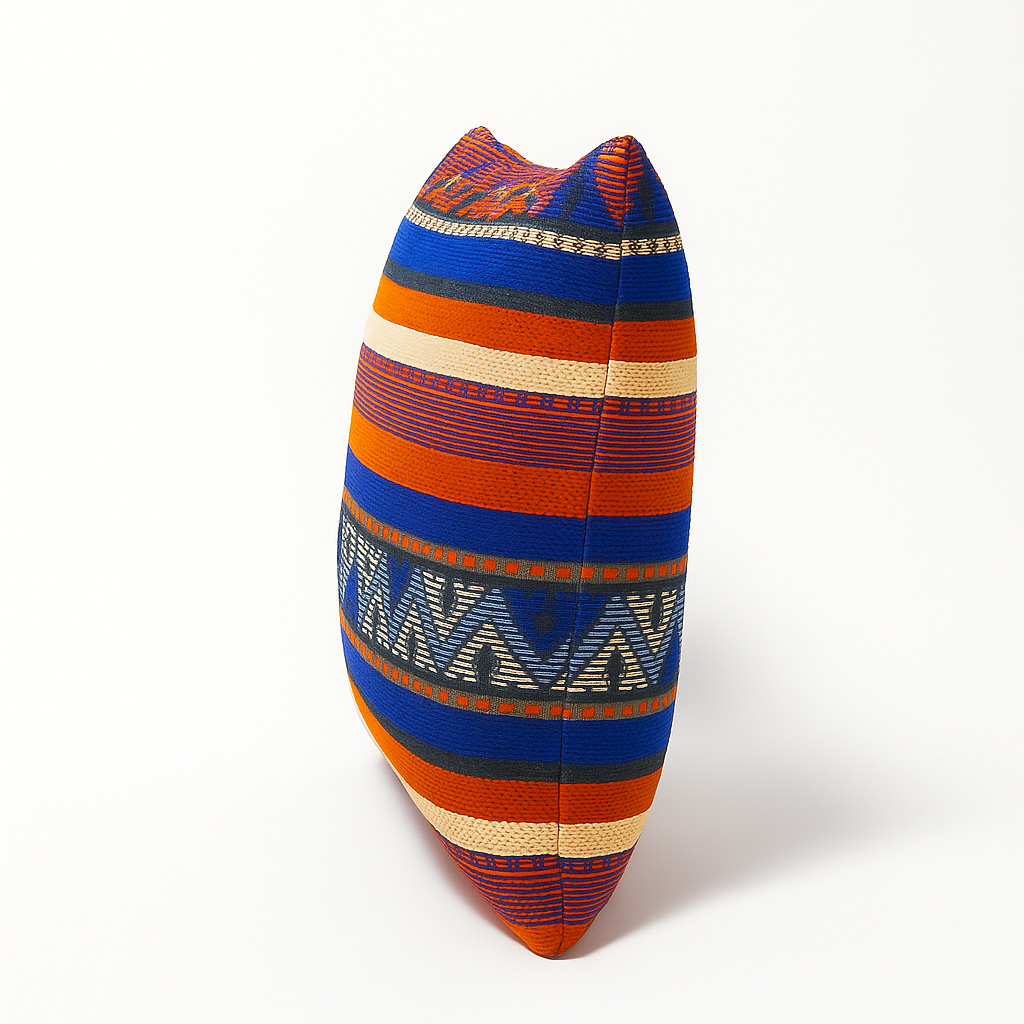 Handcrafted Moroccan Kilim Cushion – A Burst of Marrakech Colour