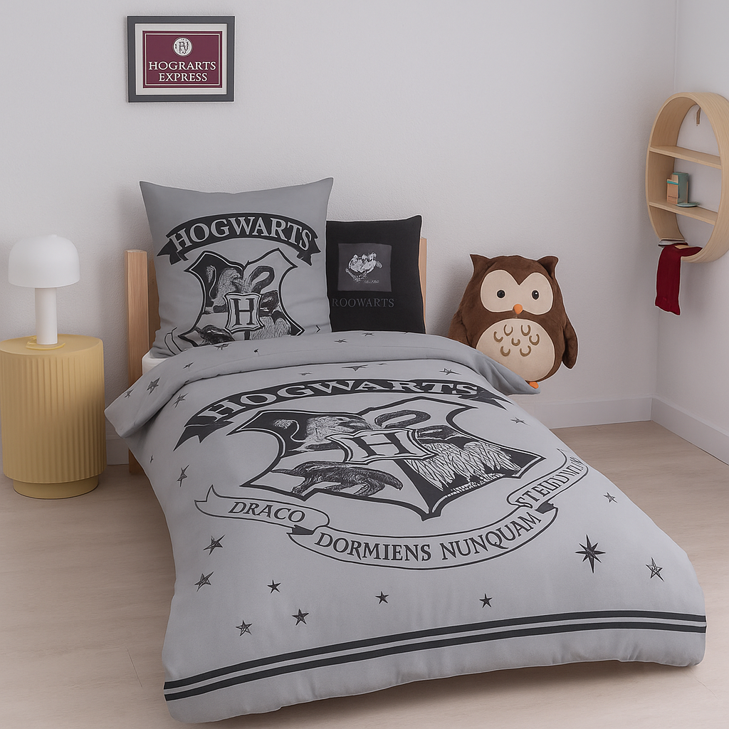 Harry Potter 'Hogwarts' Duvet Cover Set 100% Cotton