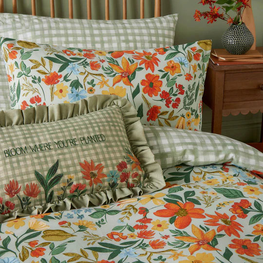 Meadow Haze Printed Duvet Cover Set