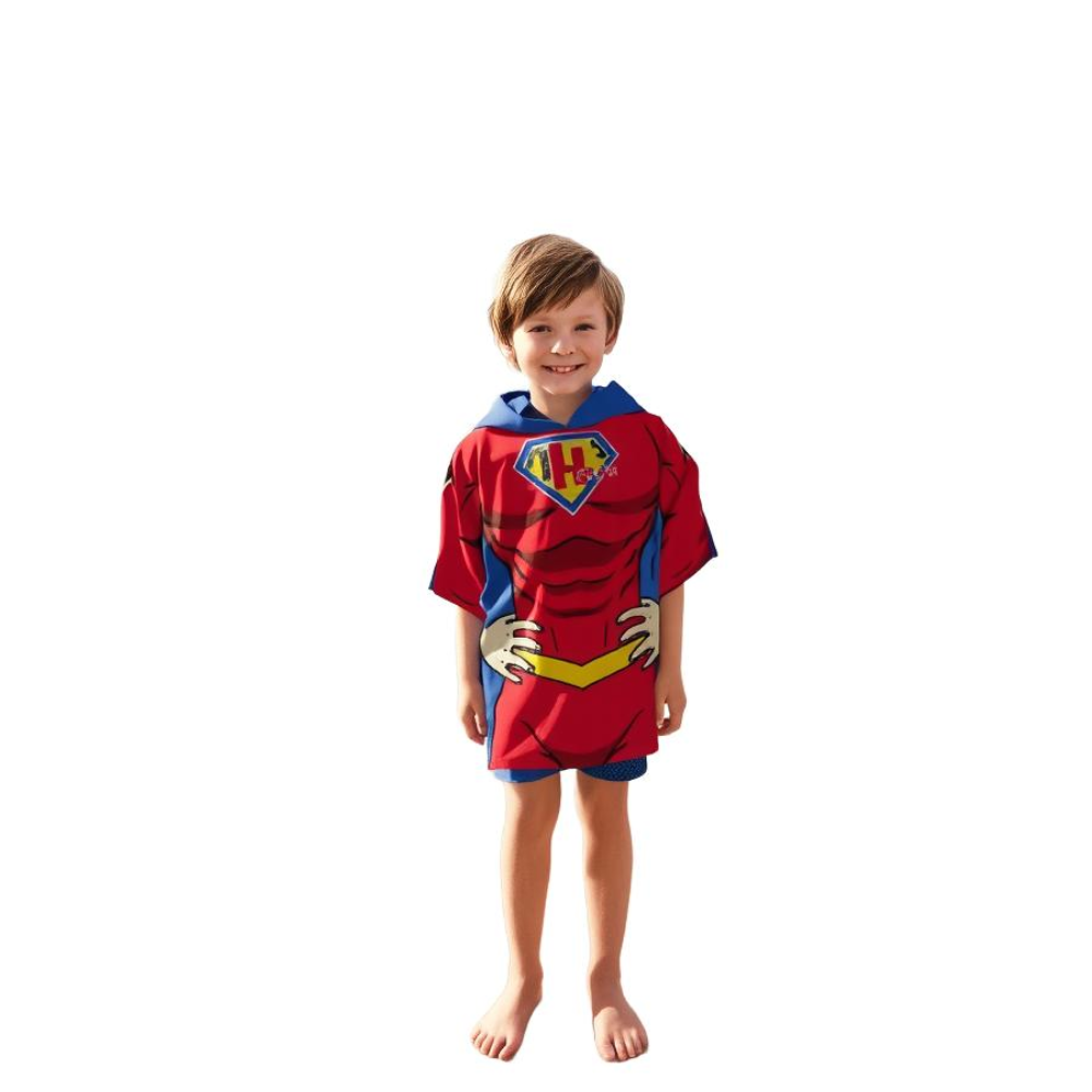 Kids Hooded Poncho Pal Beach, Bath Towels
