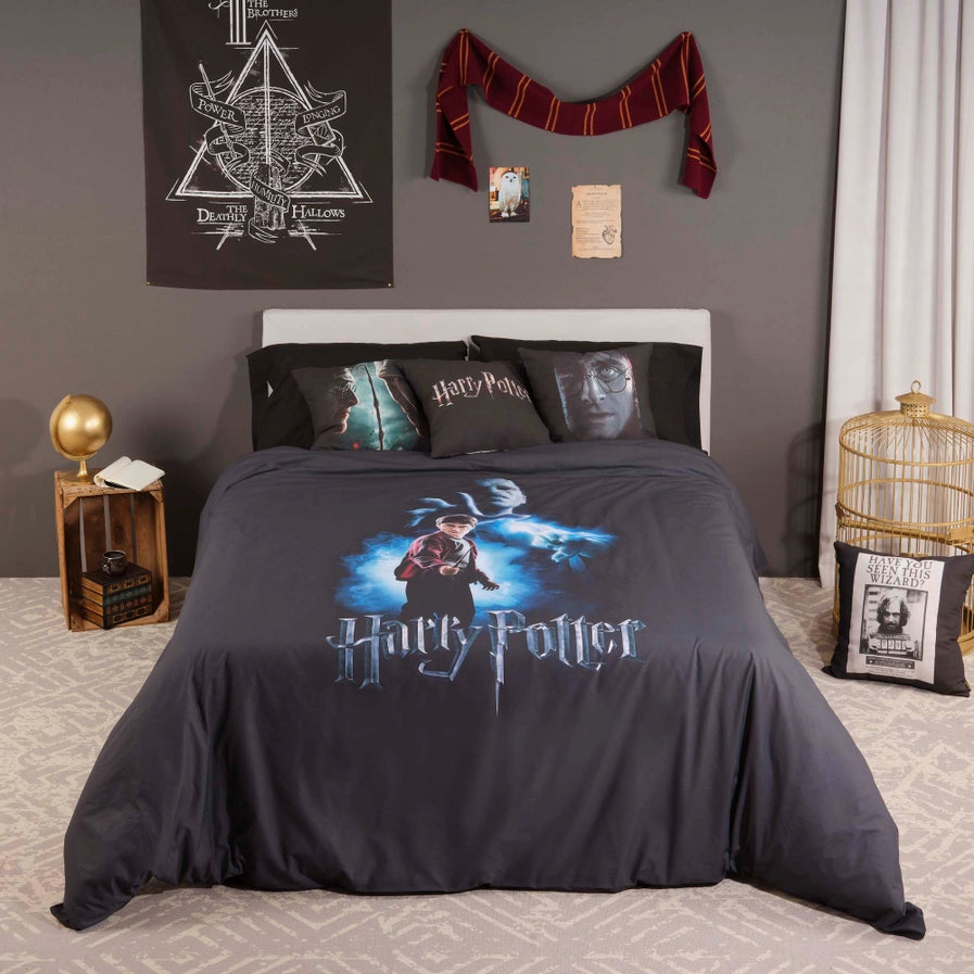 Harry Potter Vs Voldemort Microsatin Duvet Cover
