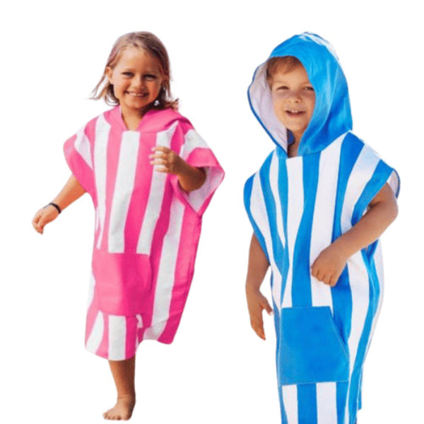 Striped Beach Ponchos