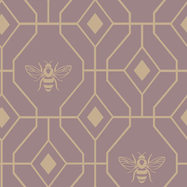 Bee Decor Blush Geometric Duvet Cover Set