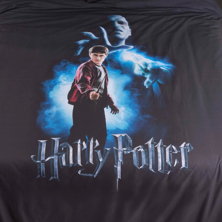 Harry Potter Vs Voldemort Microsatin Duvet Cover