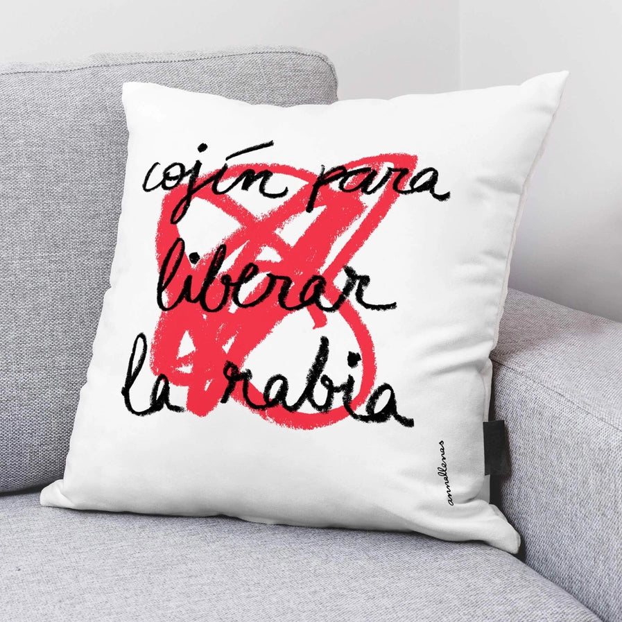 Anna Llenas 'Showertime' 100% Cotton Cushion 50cm x 50cm