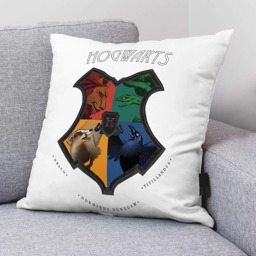 Harry Potter Shield 100% Cotton Bed Cushion 45cm x 45cm