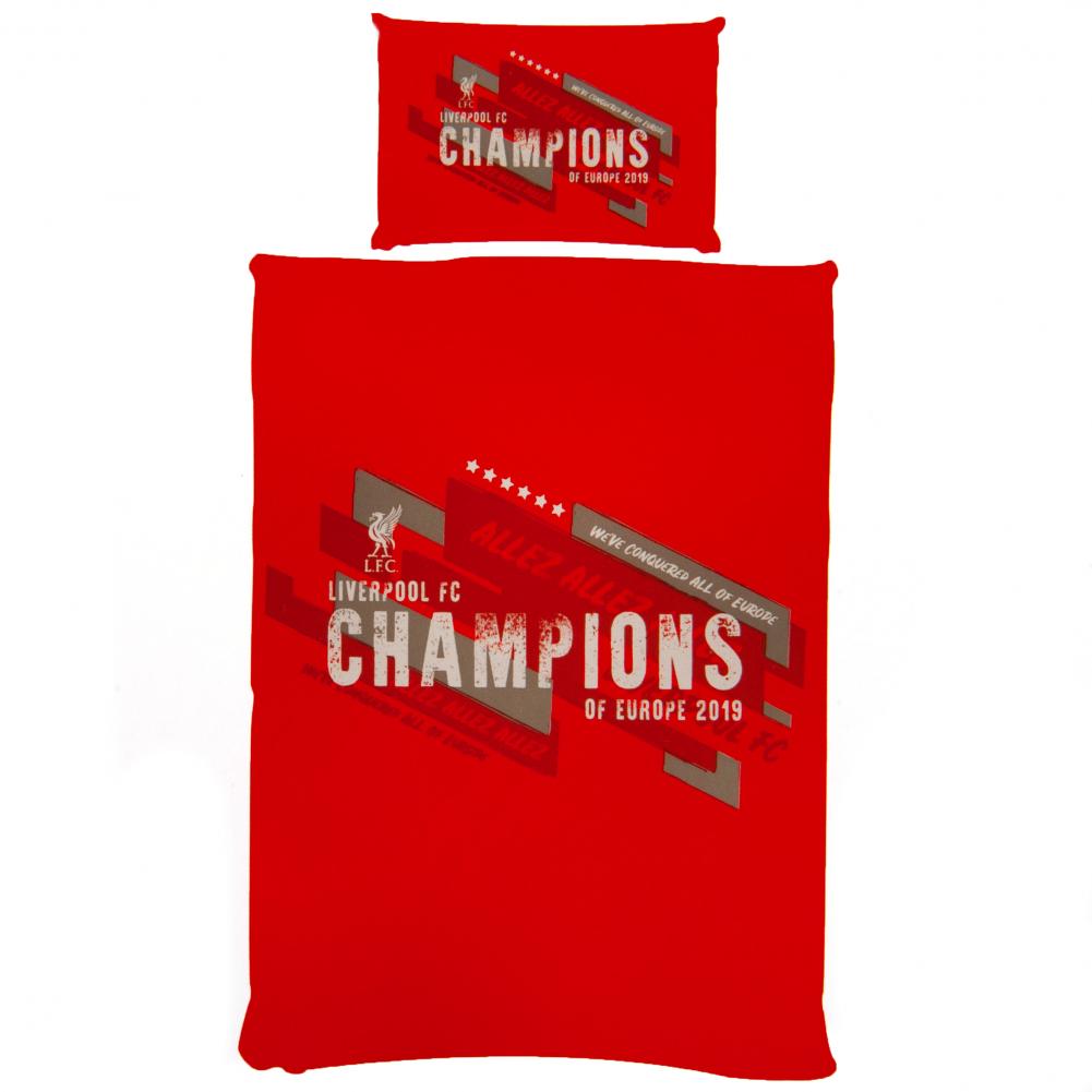 Official Liverpool FC Reversible Duvet Cover Set